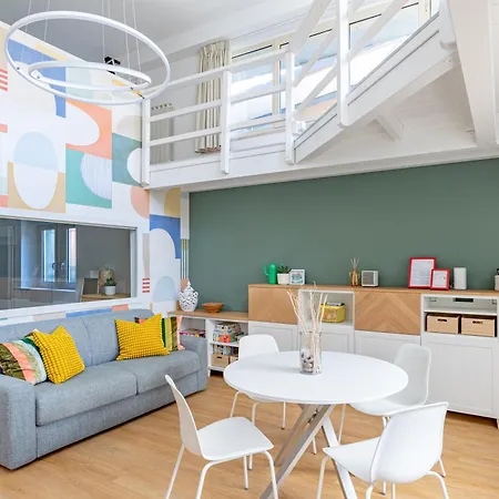 Апартаменты Loft Pineta Dannunziana - Mare - Family Friendly - Self Check In - Noleggio Ombrellone & Bici *